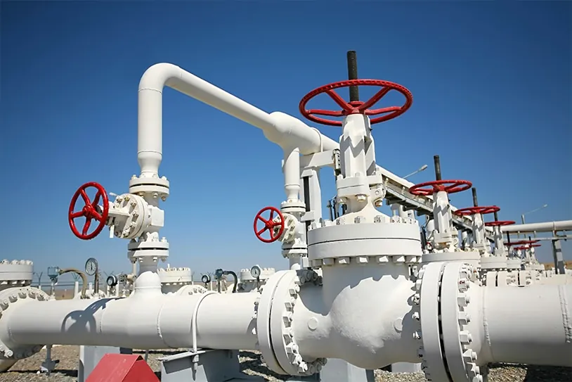 Industrial valves network installation